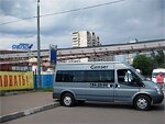 Бесплатный автобус Genser в пункт аренды автомобилей АрендаАвто-ссб на ул.Добролюбова